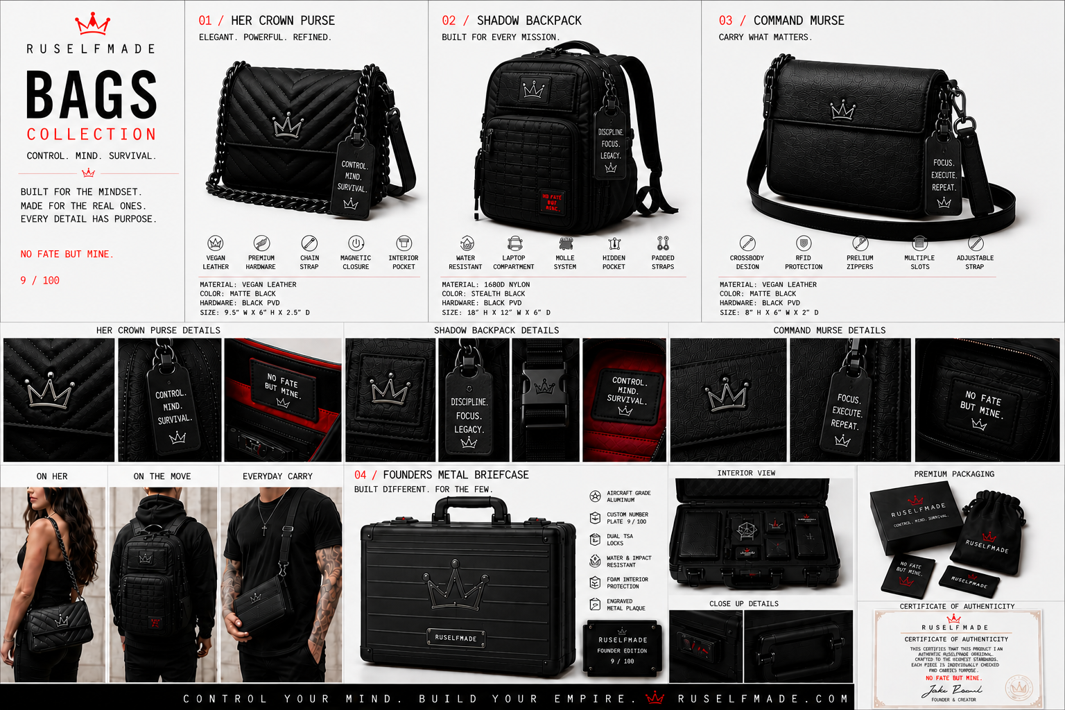 RuSelfMade Bags Collection
